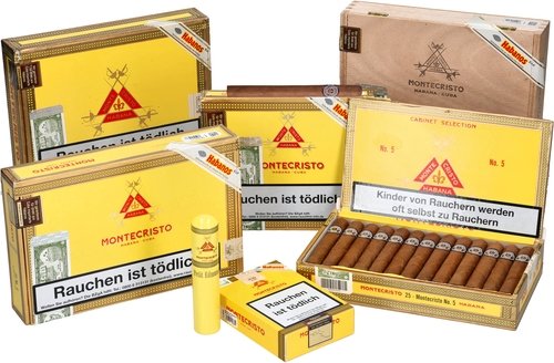 Zigarren der Serie Montecristo Zigarren