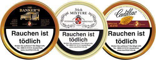 Tabak der Serie Petersen & Sörensen Pipetobacco