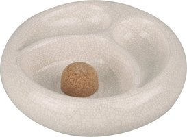 Pfeifenzubehör Aschenbecher  Classic weiß/craquelé 2 Ablagen (520103)