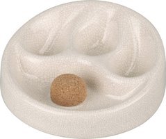 Pfeifenzubehör Aschenbecher  Classic weiß/craquelé 3 Ablagen (520013)