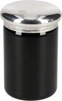 Pfeifenzubehör Tabaktöpfe  Sillems Deckeldose Schwarz 10cm (3322)