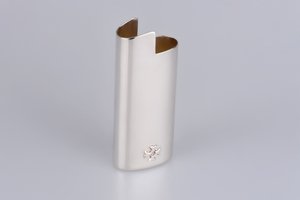 Sillems BiC Feuerzeughülle Silverplated Mini BIC ohne Boden (3136)