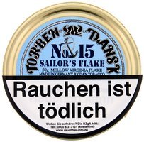 Tabak Pfeifentabak  Dan Tobacco No. 15 Sailor's Flake 50g