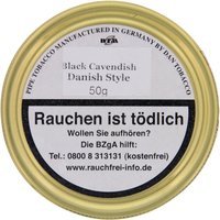 Tabak Pfeifentabak  Dan Tobacco Black Cavendish Danish Style 50g Dose