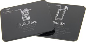 Habanos Merchandise Untersetzer 2er Pack Cubalibre/Cubanito (8604091)