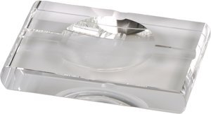 Zigarrenzubehör Aschenbecher  Passatore Kristall Rechteckig - Für 4 Zigarren (523525)