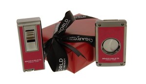 Zigarrenzubehör Geschenkideen  Habanos Romeo y Julieta Jet Flame Lighter und Cigar Cutter