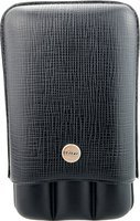 Lecerf Cigar Case Vitola 3er Short Robusto schwarz (1122) (1000229)