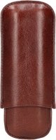 Zigarrenzubehör Etui  Classic 2er Leder braun (444312)