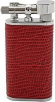 Pfeifenzubehör Pfeifenfeuerzeug  Pearl Rindleder mit Eidechsenprägung rot (PE72980-20) (12782)