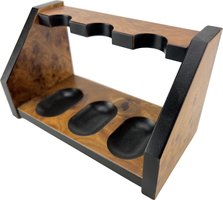 Pfeifenzubehör Pfeifenständer  Classic 3er Holz (Ausstellungsstück)