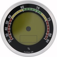 Cigar Oasis Hygrometer Caliber 4R Hygrometer mit silbernem Rand