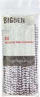 Big Ben Pipe Cleaner 80er Pack (weiß/braun)