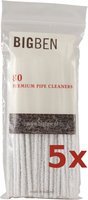 Pfeifenzubehör Pfeifenreiniger  Big Ben SPARPACKUNG - 80er Pack weiß (5 Beutel mit 5% Preisvorteil)