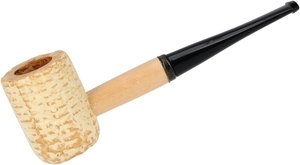 Missouri Meerschaum Corn Cob Pipes Washington STRAIGHT (mit Filter) (ALTE Variante)