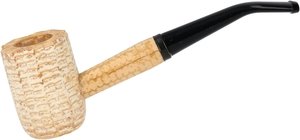 Missouri Meerschaum Corn Cob Washington BENT (mit Filter) (ALTE Variante)