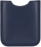 Les Fines Lames Cigar Stand Chrom mit Lederetui Petrol Blue