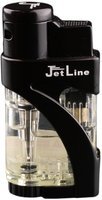 Zigarrenzubehör Feuerzeug  Jet Line Single Flame Black (47-001)