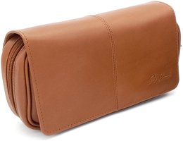 Pfeifenzubehör Pfeifentaschen  Guy Janot 2er cognac (6747)