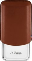 Zigarrenzubehör Etui  S.T. Dupont 3er brown/chrome (183021)