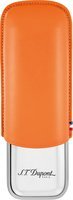 Zigarrenzubehör Etui  S.T. Dupont 2er orange/chrom (183012)
