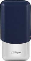 Zigarrenzubehör Etui  S.T. Dupont 3er Bleu/chrom (183023)