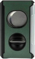 Zigarrenzubehör Schneider  Passatore notched and flat cut green metallic (593458)