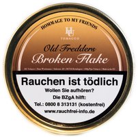 Tabak Pfeifentabak  HU Tobacco Old Fredder´s Broken Flake 100g Dose