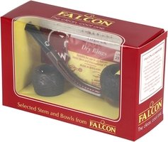 Pfeifen Pfeifen Sets  Falcon Gebogen Sand Apple (Variante 2)