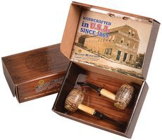 Missouri Meerschaum Pfeifen Geschenksets Country Gentleman (Geschenkpackung mit 2 Pfeifen)