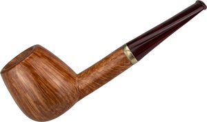 Pfeifen Freehand Pfeifen  Romeo Pipe Apple natural (brushed gold ring)(Interne Nr.1)