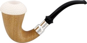 Pfeifen Serienpfeifen  CPW Pipes Calabash Mahogany Nr. 49 rustiziert