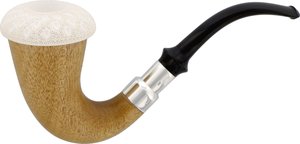 Pfeifen Serienpfeifen  CPW Pipes Calabash Mahogany Nr. 51 rustiziert