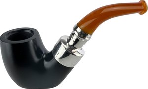 Pfeifen Serienpfeifen  Peterson schwarz ohne Acrylmundstück (interne Nr. 35)