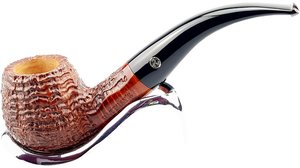 Pfeifen Serienpfeifen  Rattray's Triskele Sandblast Bent Pfeife 6591