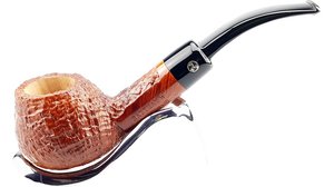 Pfeifen Serienpfeifen  Rattray's Triskele Sandblast Bent Pfeife 6593