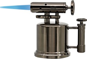 Vector Tischfeuerzeug Quadpump (02) Hi-Power Gunmetal Satin VE450