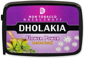 Tabak Schnupftabak  Dholakia Herbal Indian Flower Power (tabakfrei) 9g