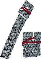 Pfeifenzubehör Pfeifentaschen  Tsuge Blau mit Tabakbeutel (6105)