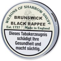 Tabak Schnupftabak  Wilsons of Sharrow Brunswick Black Rappee 5g