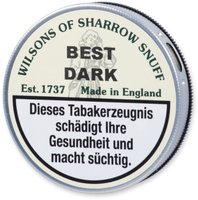 Tabak Schnupftabak  Wilsons of Sharrow Best Dark 5g