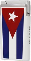 Zigarrenzubehör Feuerzeug  Elie Bleu J-15 Cuban Flag (EBJ1559)