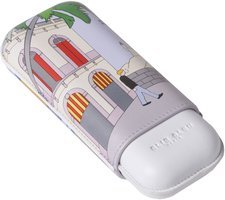 Elie Bleu Lederetui Casa Cubana für 2 Zigarren