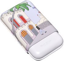 Elie Bleu Lederetui Casa Cubana für 3 Zigarren