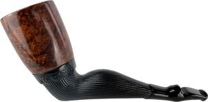 Pfeifen Serienpfeifen  Old German Clay Pipes glatt mit zusätzlichem Wechselkopf (interne Nr. 1)