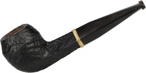 Pfeifen Serienpfeifen  Heibe Bulldog Sandblasted Schwarz Horn Stem