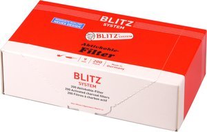 Blitz Pfeifenfilter 9mm Akitvkohlefilter 200 Stk. (101052)