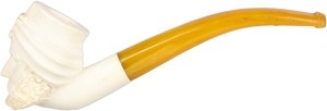 Heibe Meerschaum Bent (Nr. 129)