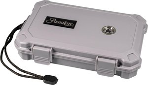 Zigarrenzubehör Humidor  Passatore Cigar Case Acryl zementgrau für 5 Zigarren (560806)