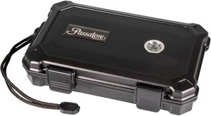 Zigarrenzubehör Humidor  Passatore Cigar Case Acryl schwarz für 5 Zigarren (560803)